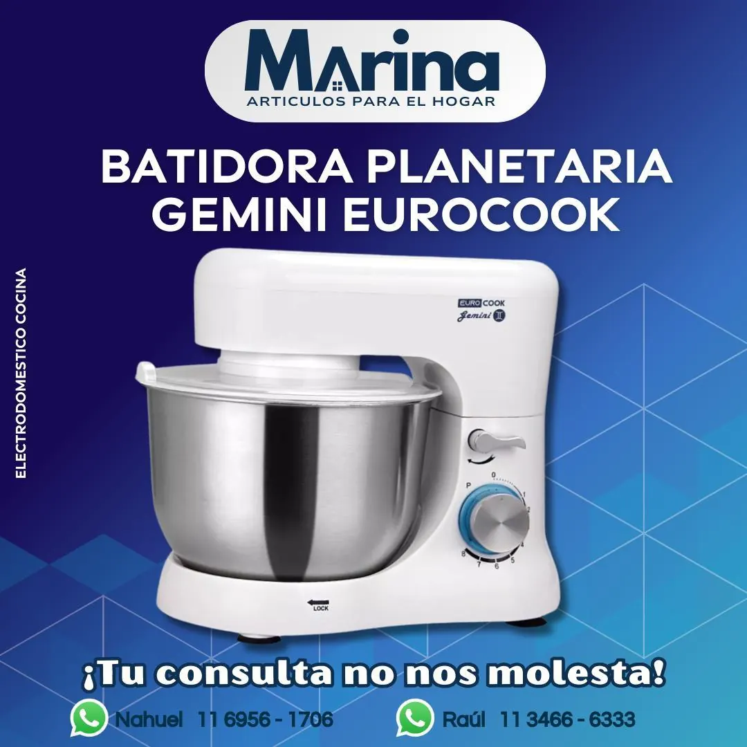 Batidora Planetaria Gemini Eurocook